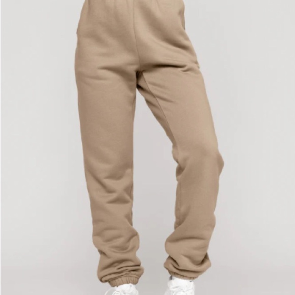 POPFLEX Cloud Street Sweatpant - Milk Tea Size: M